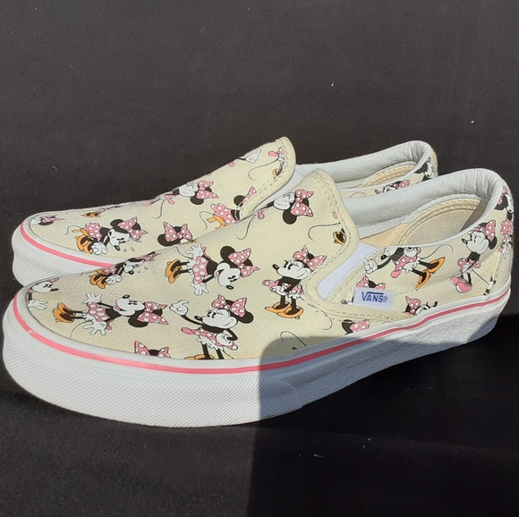 minnie mouse slip on vans womens